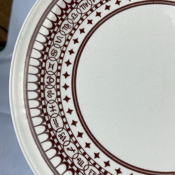 Ranchero Ironstone Zodiac Plate - Picture 3 of 12